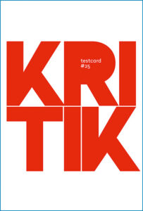 Cover: Kritik