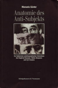 Cover: Anatomie des Anti-Subjekts